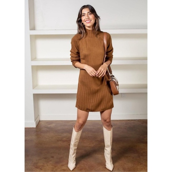 SANCTUARY the sweater mini dress in spice - Picture 1 of 12